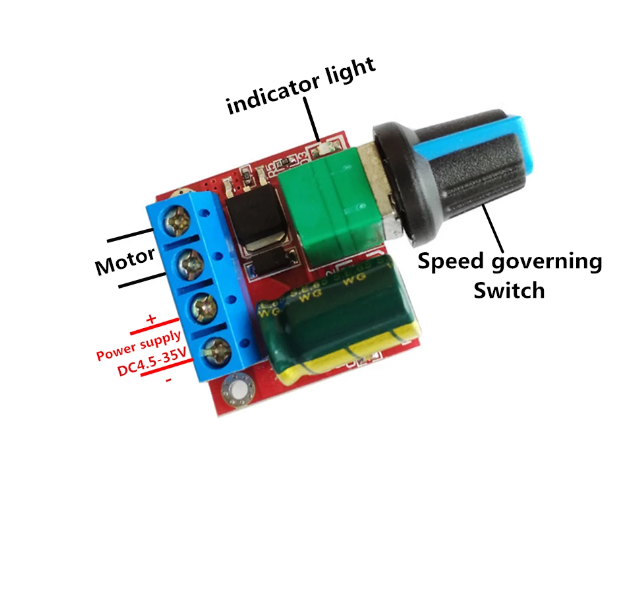 Mạch điều khiển tốc độ động cơ PWM DC 5-35V 5A