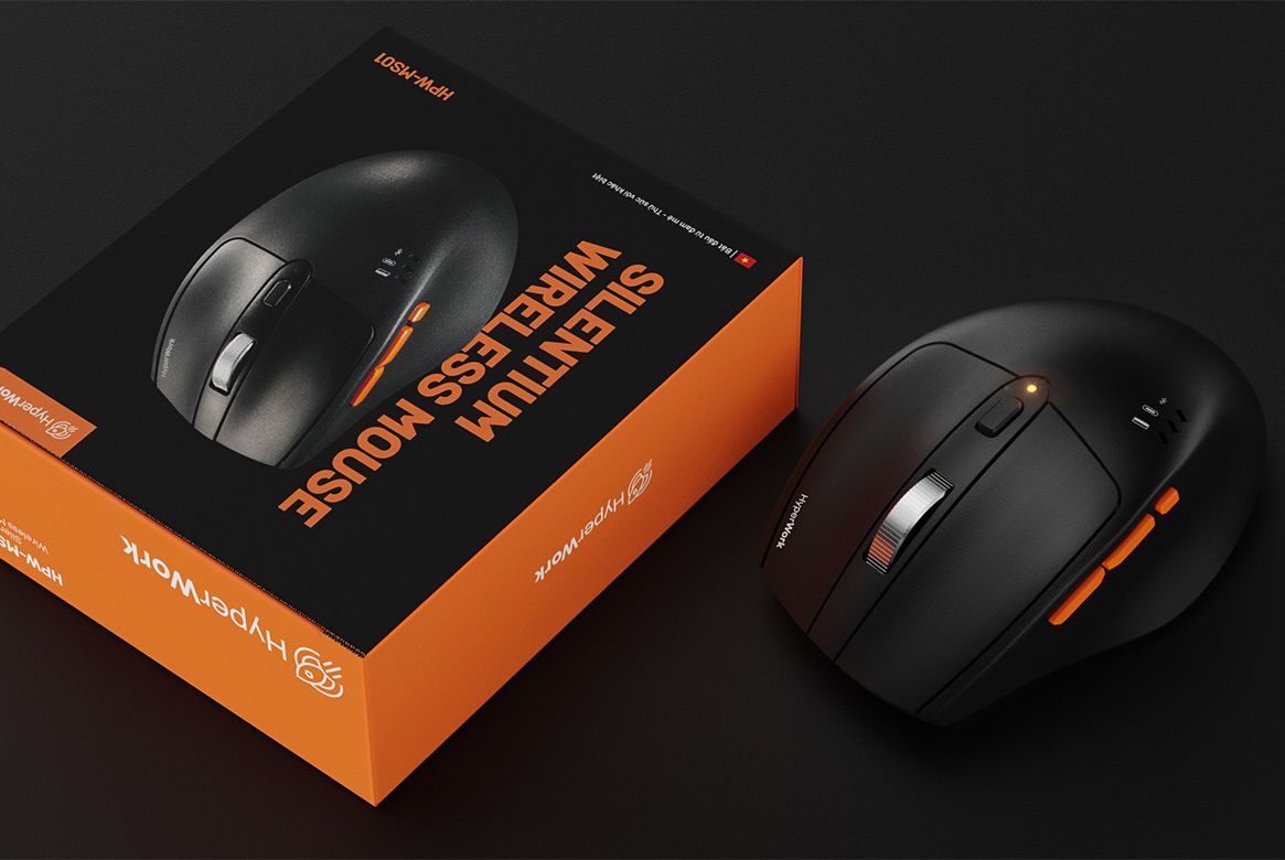 Chuột không dây Hyperwork MS01 - Hàng chính hãng