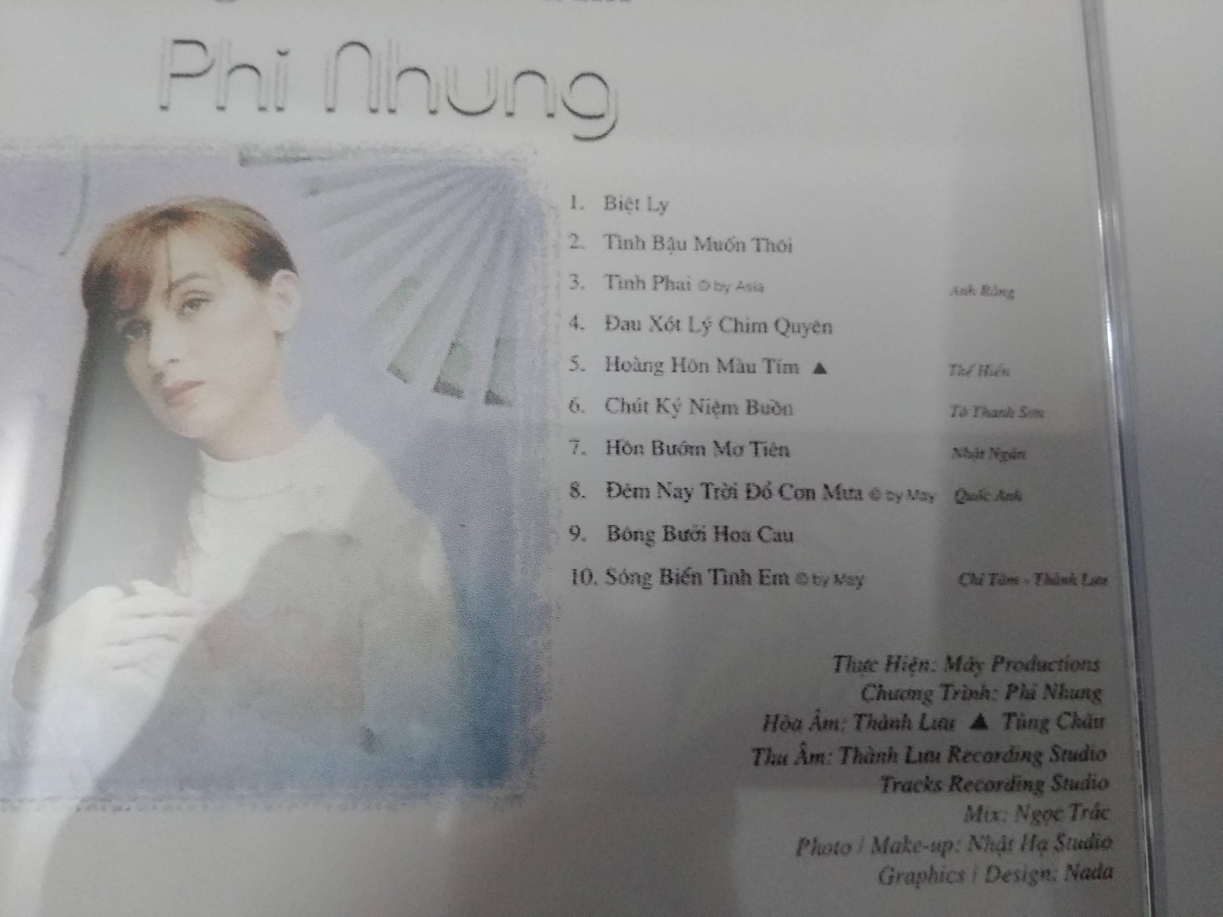 CD Hoàng Hôn Màu Tím - Phi Nhung - MâyCD
