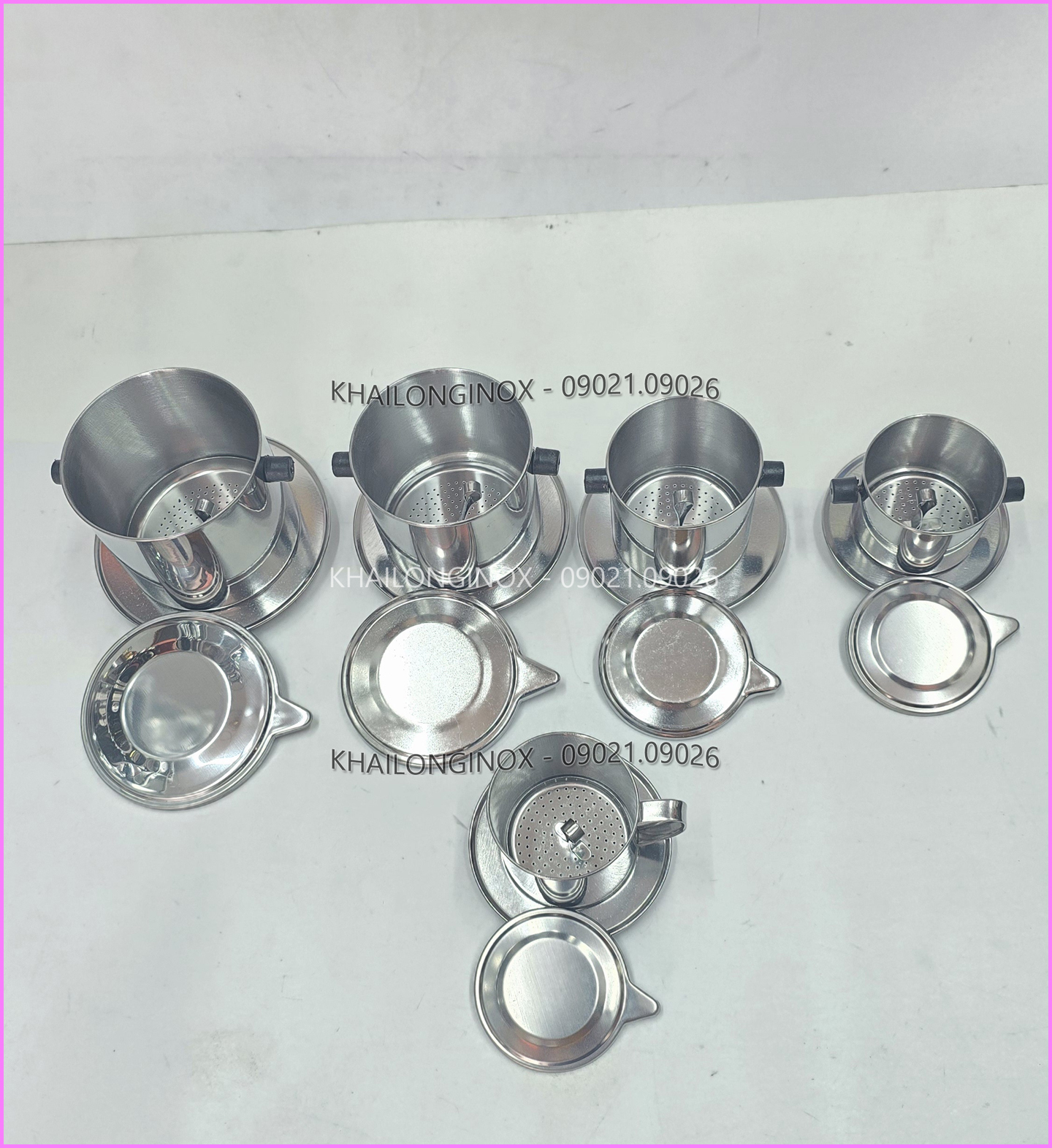 PHIN PHA CÀ PHÊ INOX 7,8,9,10