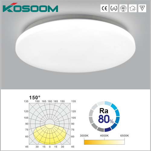 Đèn LED ốp trần 24W Kosoom OP-KS-FQ-24