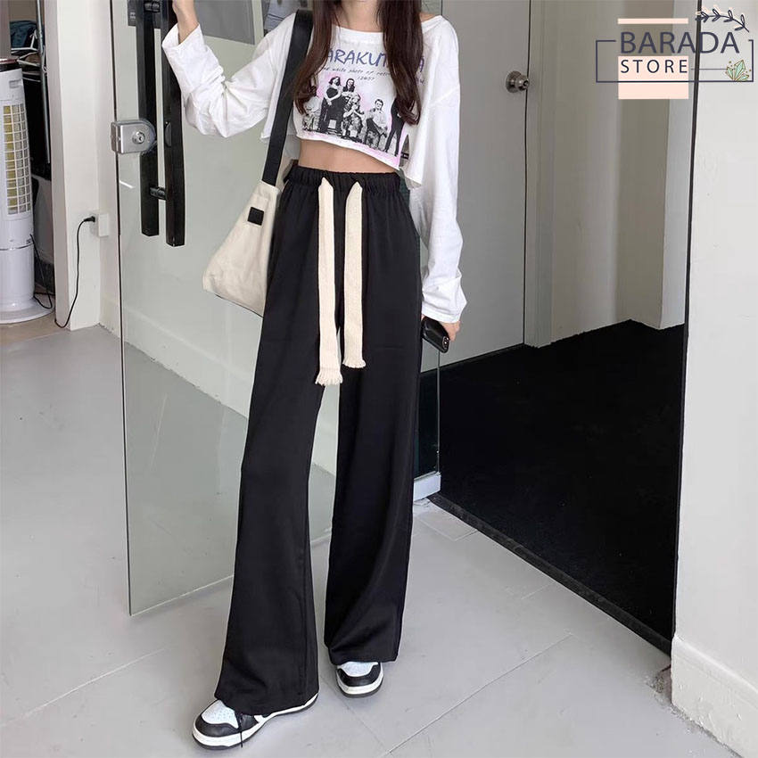Quần nhung tăm suông dây to
