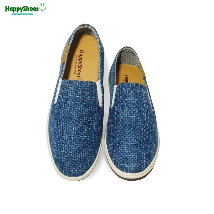Happyshoes - Giày Lười, Mọi Vải Nam