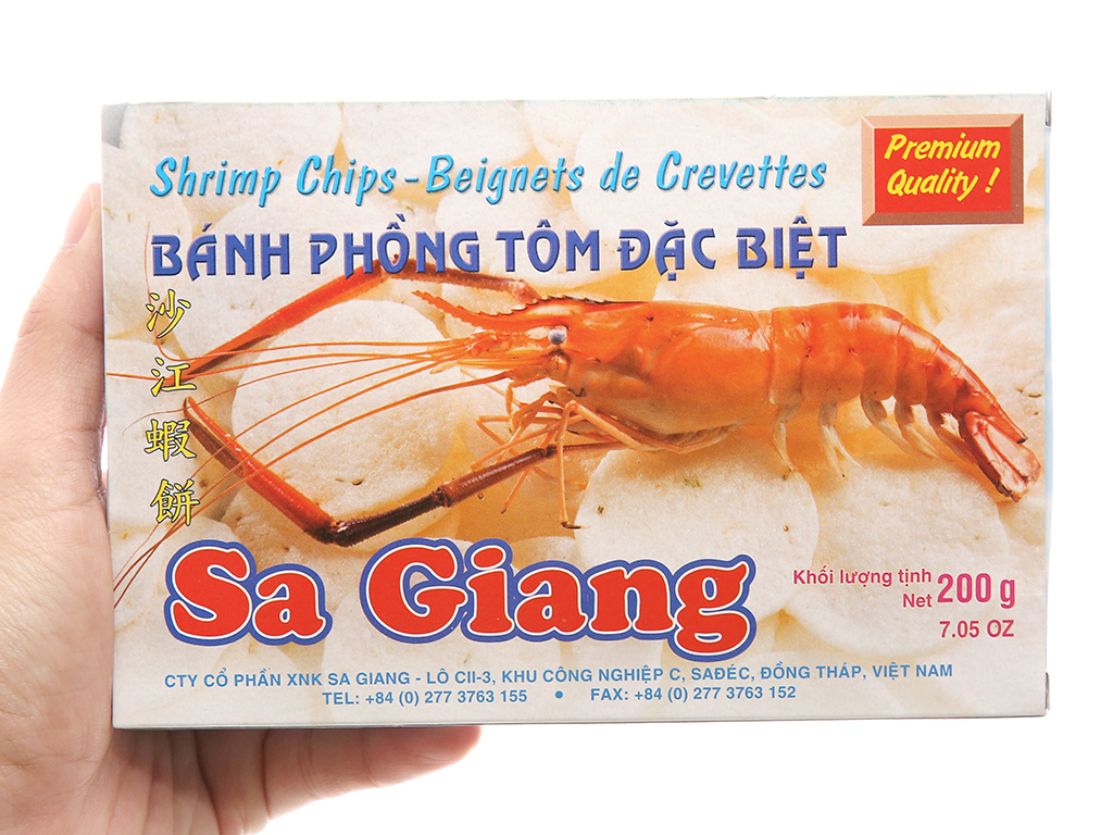 Bánh phồng tôm đặc biệt Sa Giang 200g