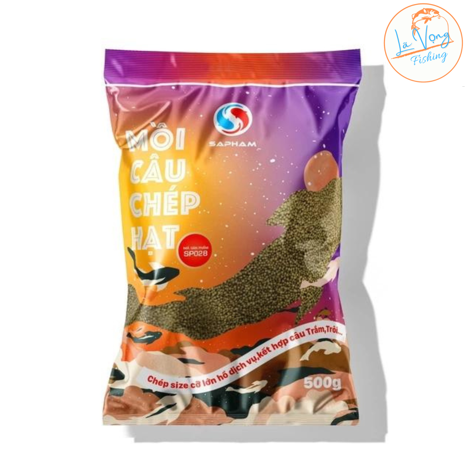 Mồi Câu Chép Hạt Sapham, mồi câu đơn đài