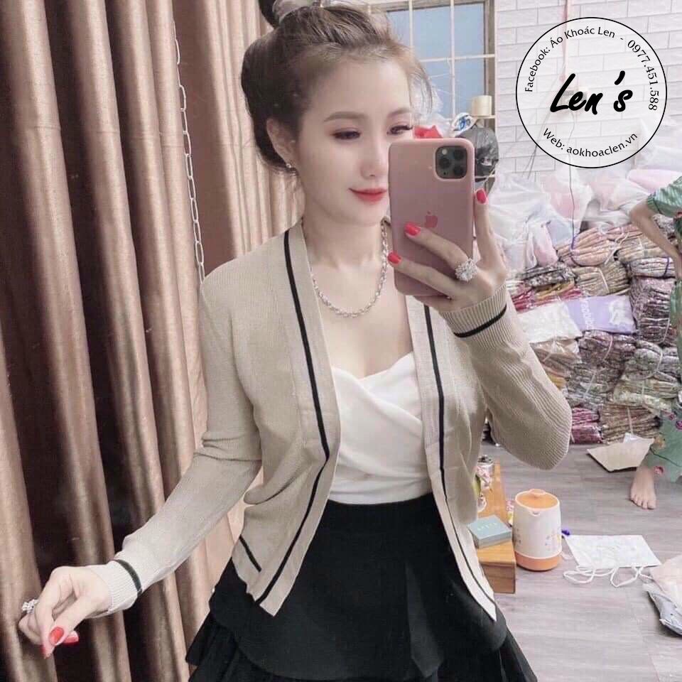 ÁO KHOÁC CARDIGAN MỎNG VIỀN