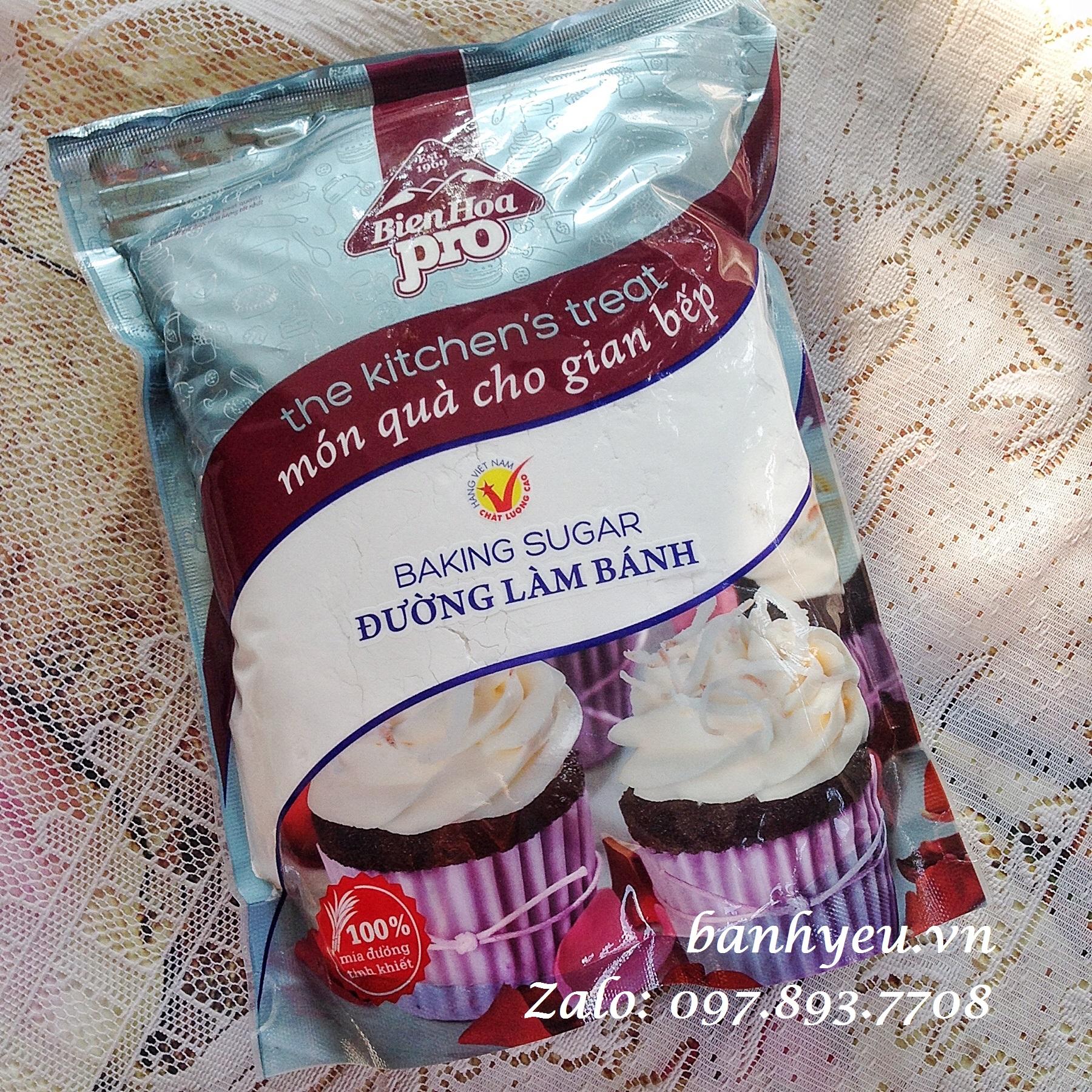 Đường bột làm bánh / đường xay Biên Hòa 1kg hạn sử dụng 2 năm kể từ ngày sản xuất