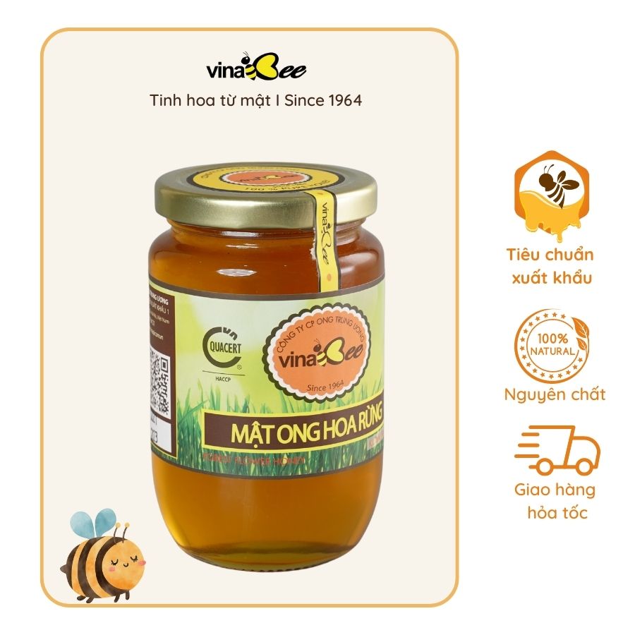 Mật ong hoa rừng Vinabee 500g