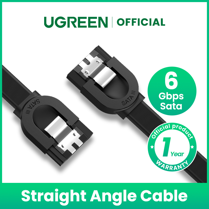 Ugreen sata cable 3.0 to hard disk drive ssd hdd sata 3 straight right-angle cable for asus msi gigabyte motherboard cable sata
