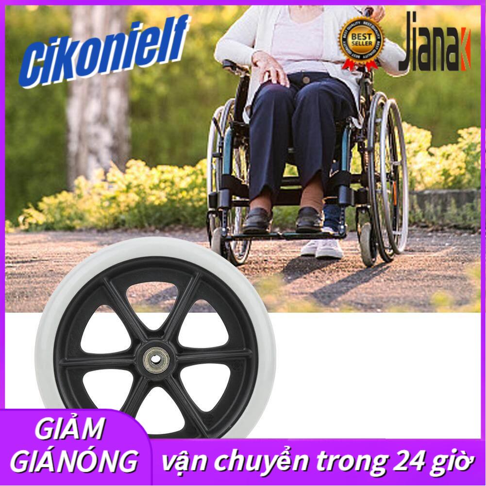 8 Inch Wheelchair Front Wheels Disabled Anti-Slip Rubber Wheels Wheelchair Accessory