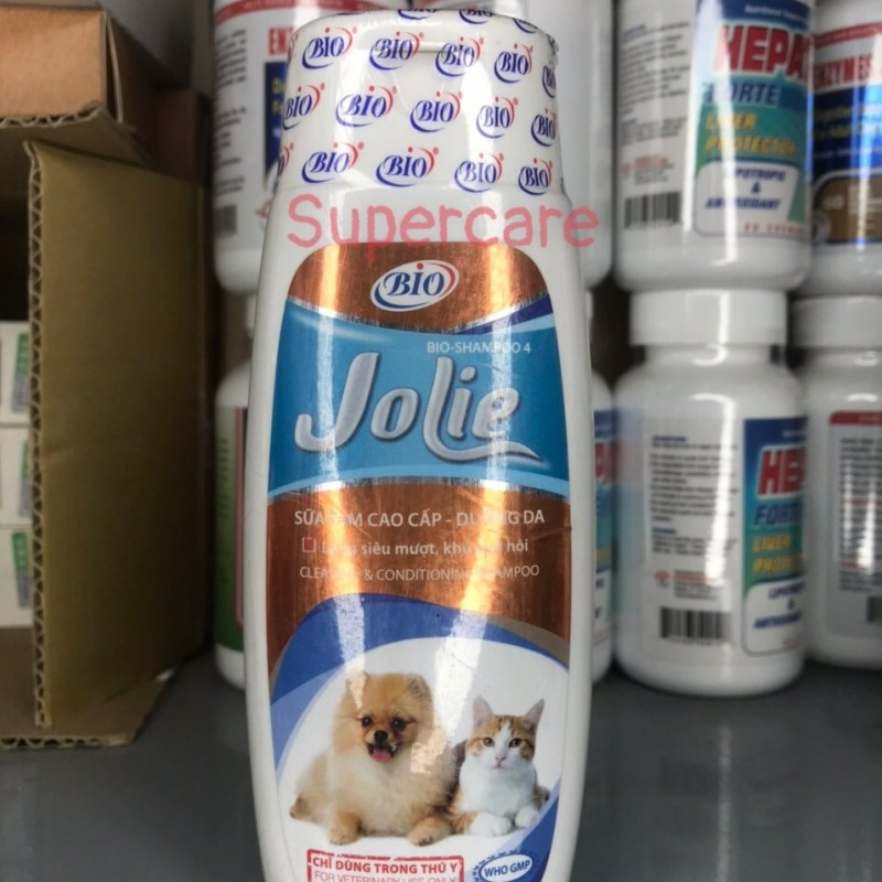 Sữa Tắm Bio Jolie 150ml - Chống Rụng Lông, Mượt Lông Chó Mèo