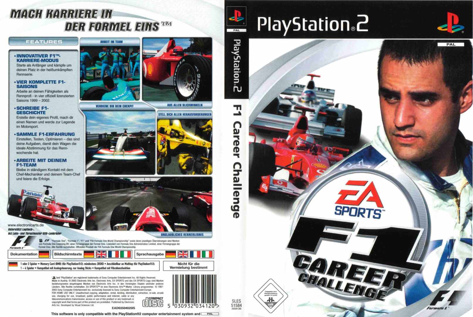 [HCM]game ps2 f1 career ( game dua xe )
