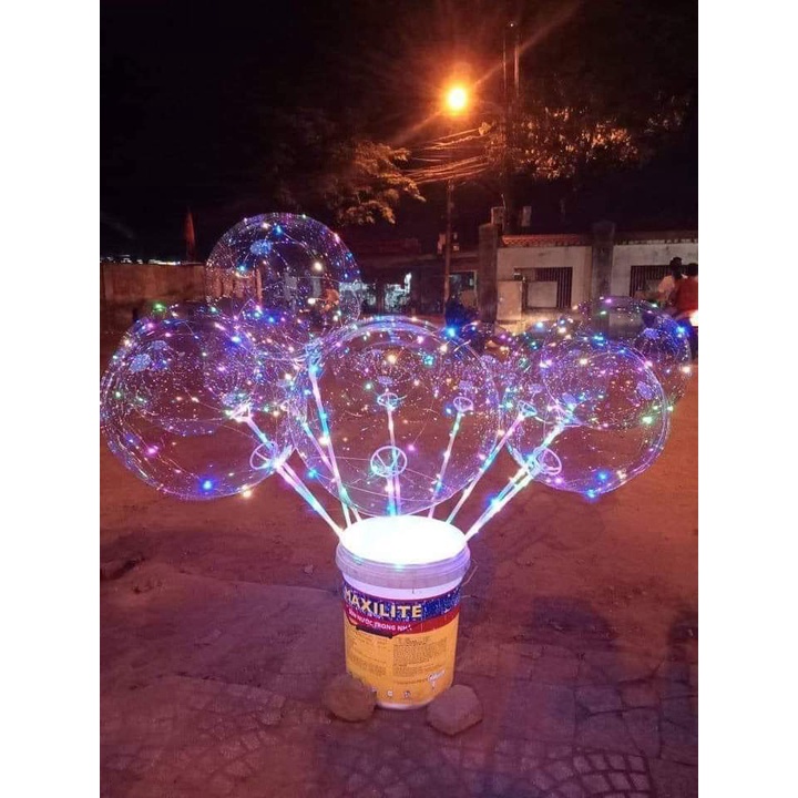 Bóng bay galaxy phát sáng trong suốt