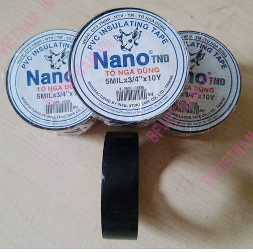 [HCM]2 cuộn băng keo điện PVC 10y Nano