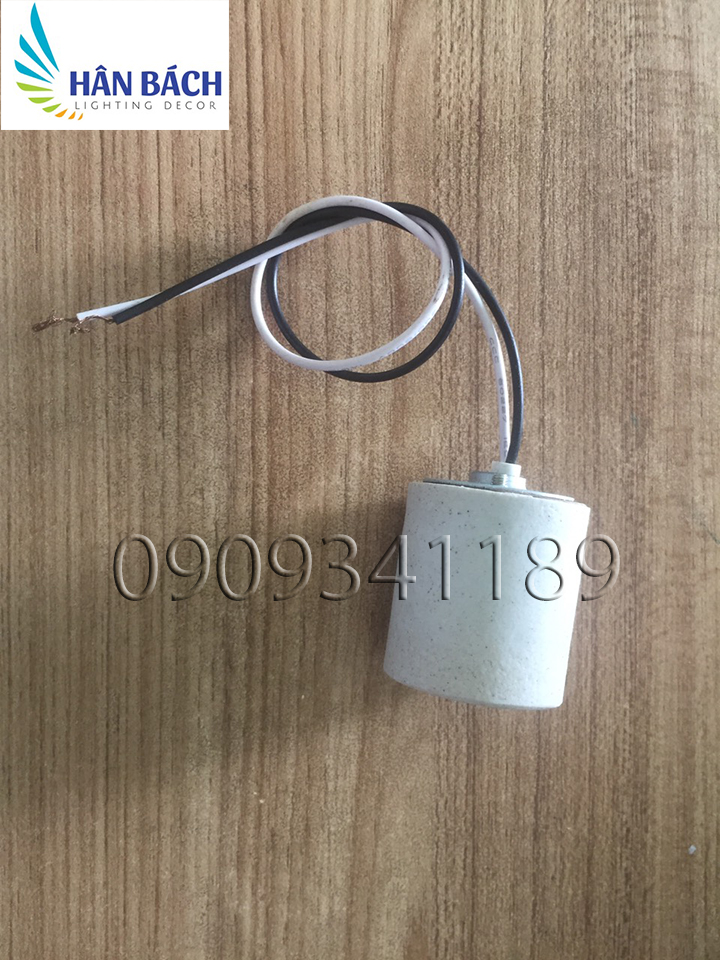 [HCM]2 ĐUI SỨ XOÁY E27