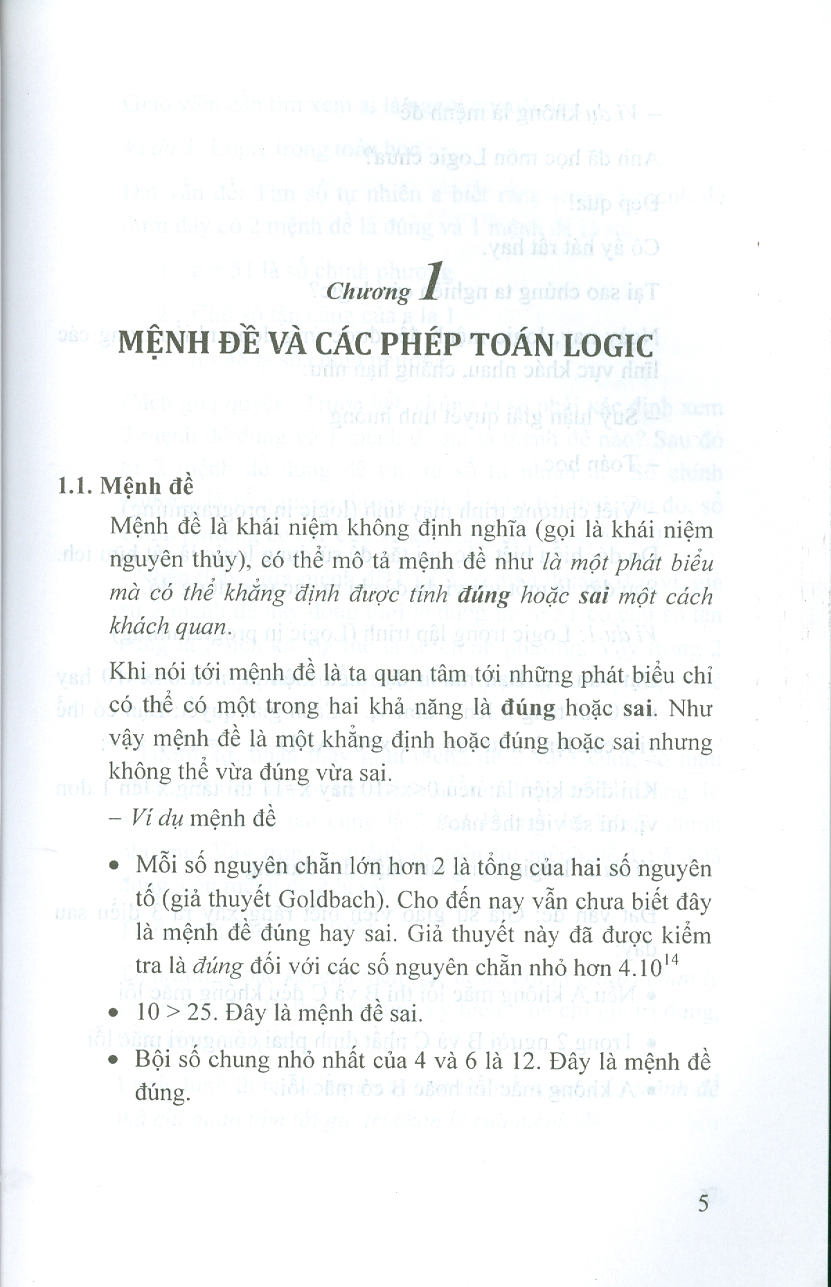 Giáo trình Toán Logic