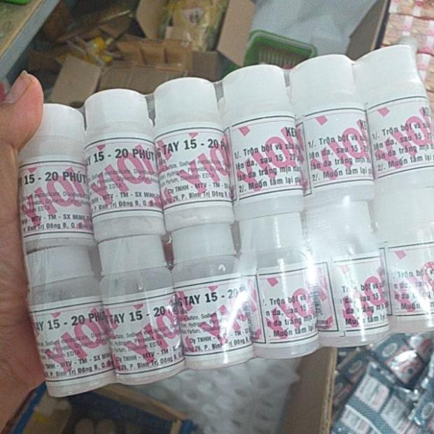 set 10 Cặp bột tẩy trắng cấp tốc
