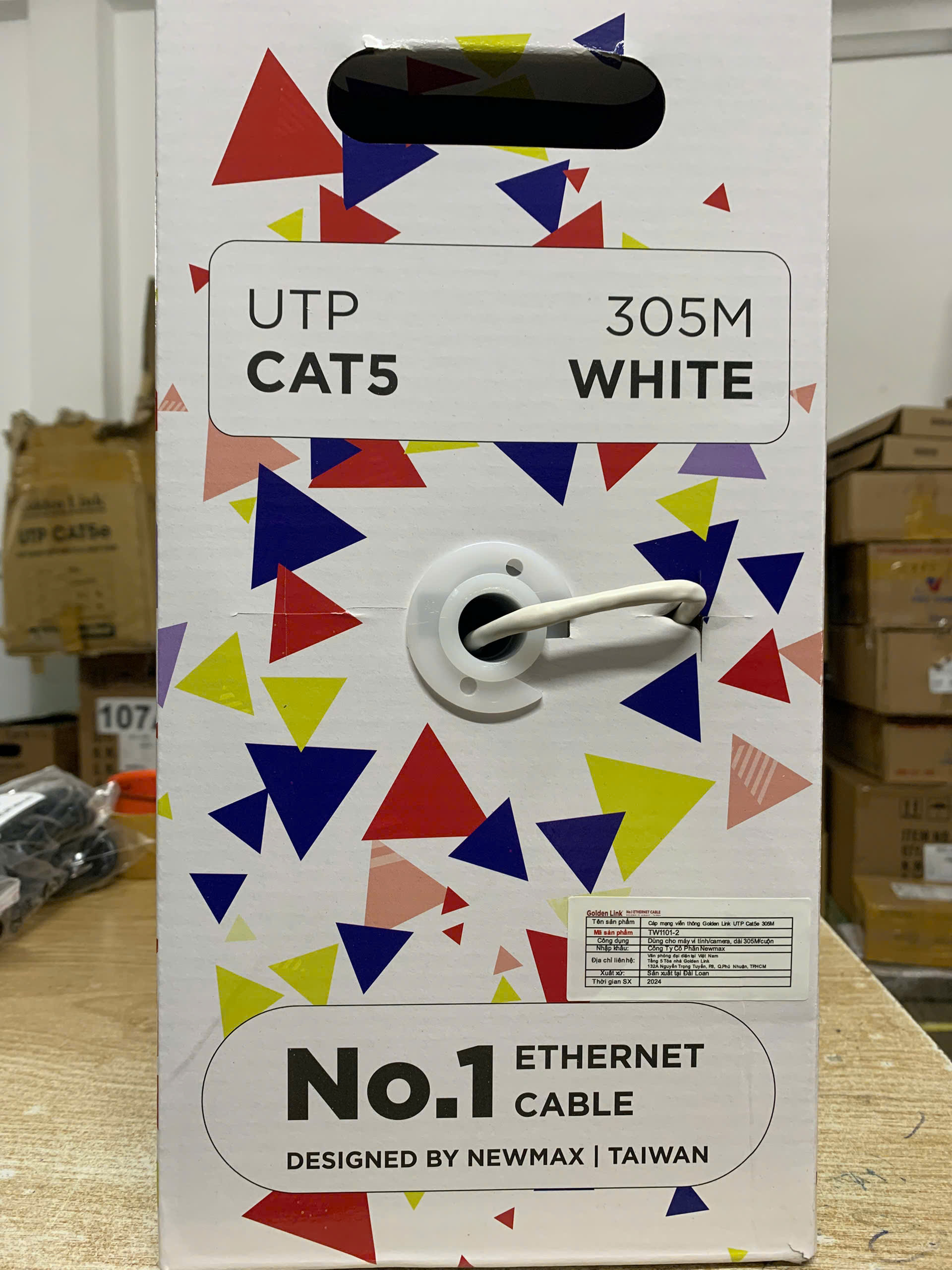 CÁP MẠNG GOLDEN LINK  UTP CAT 5E 305M