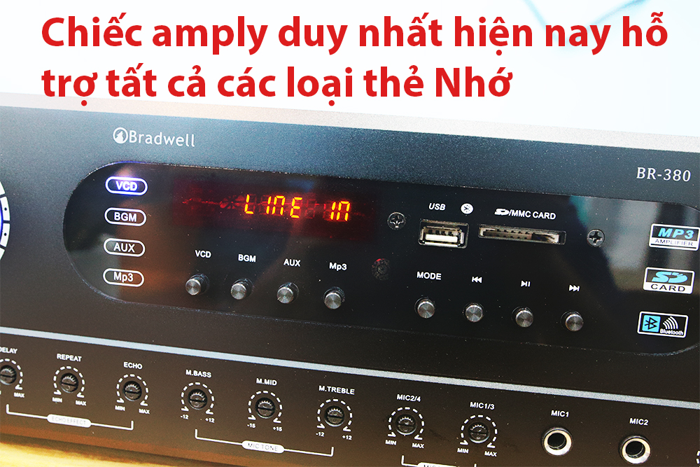 [HCM]Amply karaoke Bradwell BR380