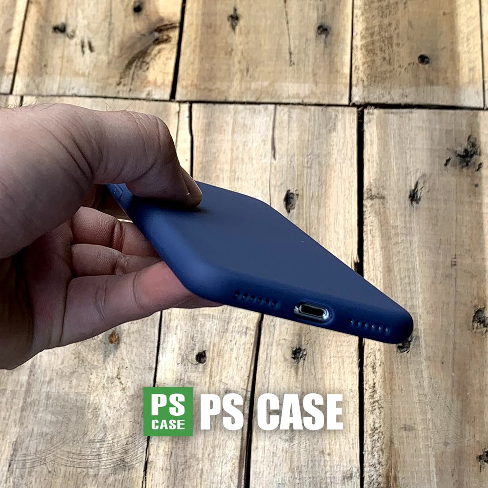 Ốp lưng dẻo mỏng màu xanh dương dành cho iPhone XS Max