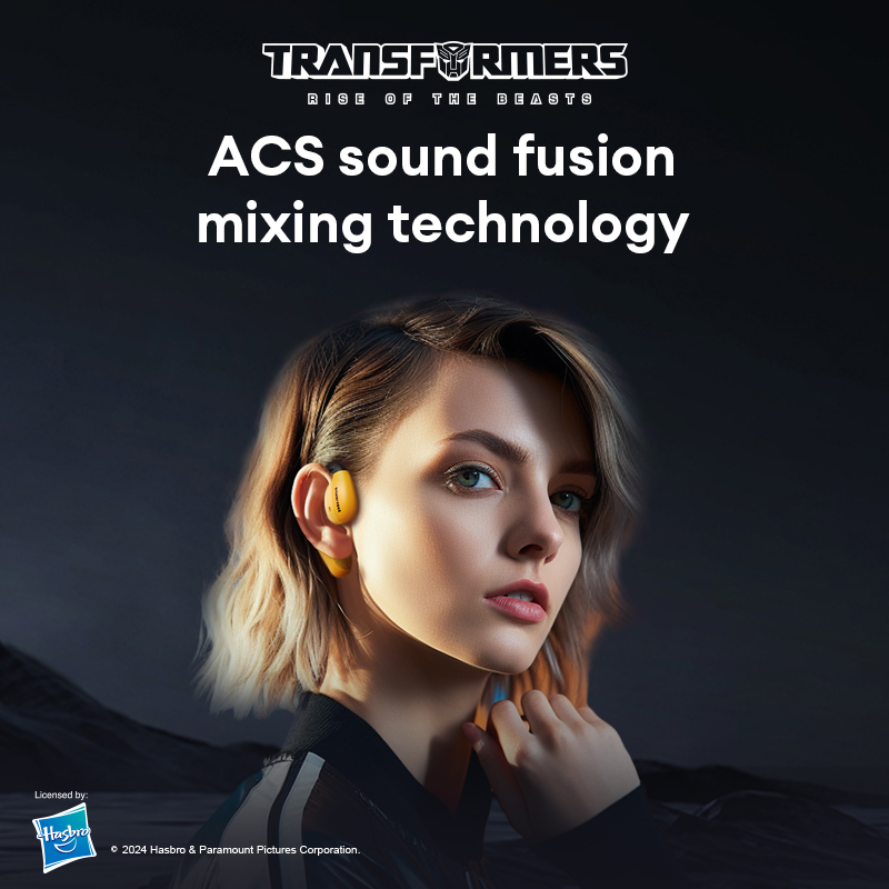 Transformers TF-T21 Wireless Bluetooth Headset Hanging ear type Not in ear Open Bluetooth 5.4 Bone conduction concept Long battery life Call noise reduction