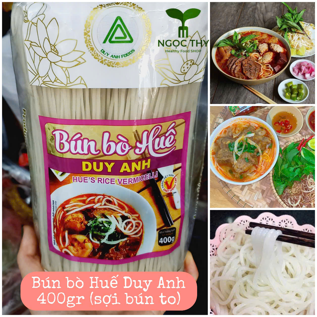 Bún bò Huế Duy Anh Foods gói 400gr
