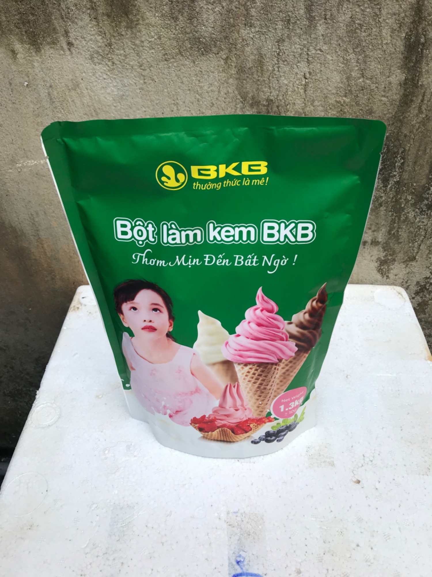 bột làm kem tươi sữa dừa