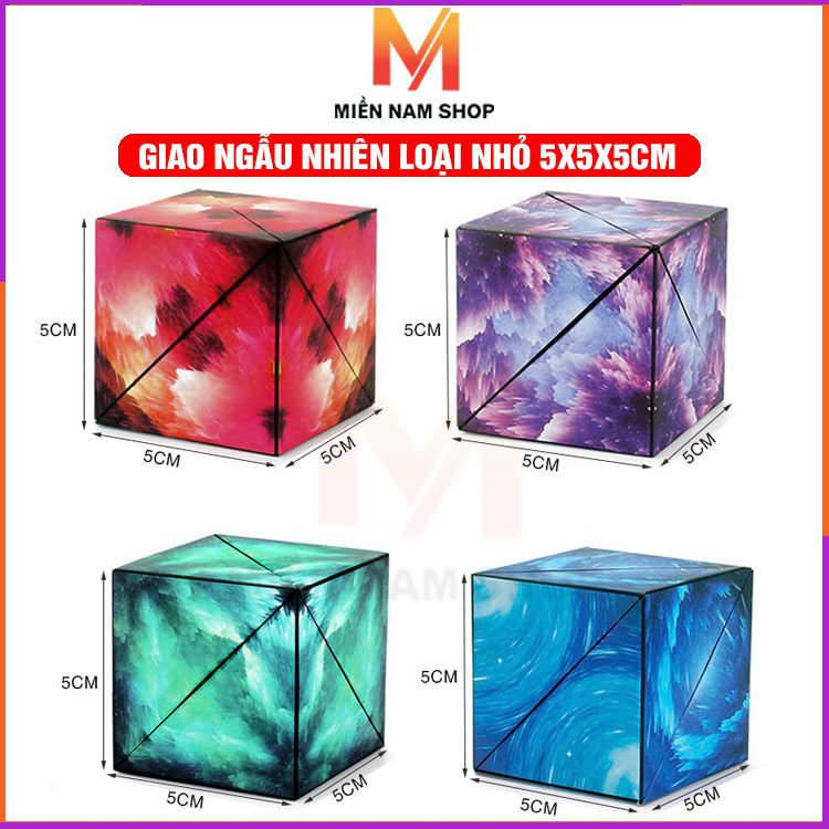 Khối rubik biến hình 72 hình galaxy có nam châm magnetic magic cube rubic xếp hình học 3d đồ chơi trí tuệ trẻ em