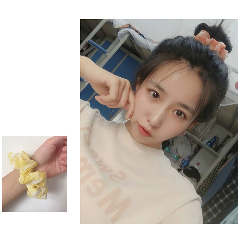 Dây cột tóc vải Scrunchies Caro CT39