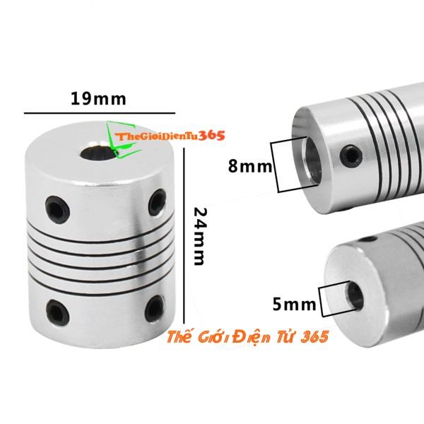 KHỚP NỐI MỀM NỐI TRỤC 5MM-8MM