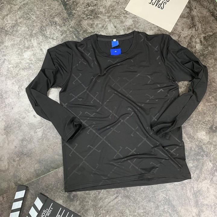 Áo thun nam dài tay thể thao cổ tròn nam chất thun lạnh  mới