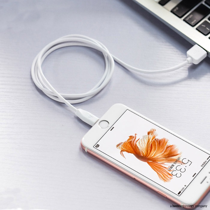 Cáp sạc Hoco X1 Lightning hỗ trợ các thiết bị iphone/ipad dài 1m