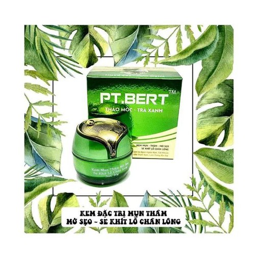KEM PT.BERT MỤN - MỜ THÂM - LIỀN SẸO - SE KHÍT LỖ CHÂN LÔNG