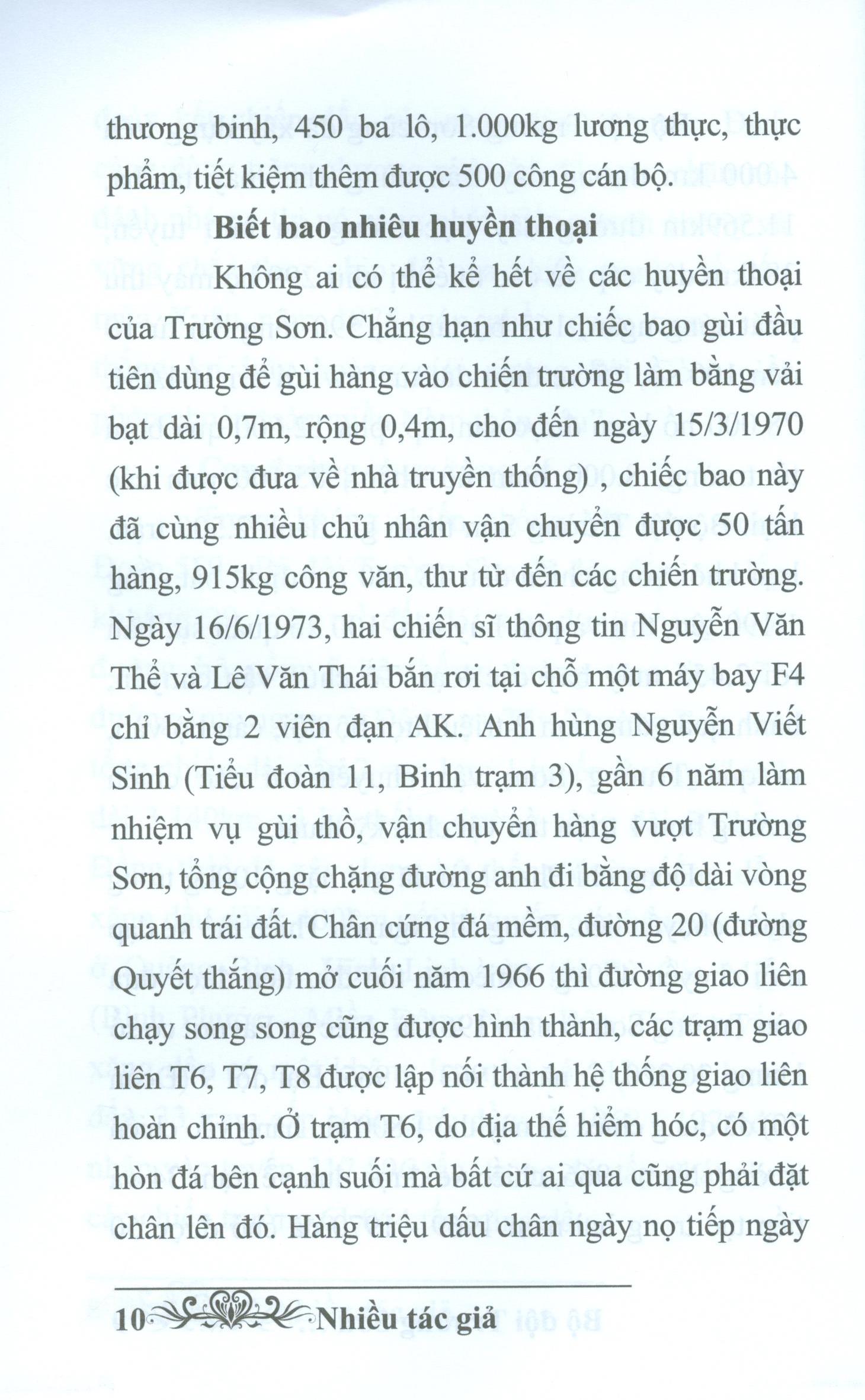Bộ Đội Trường Sơn Huyền Thoại