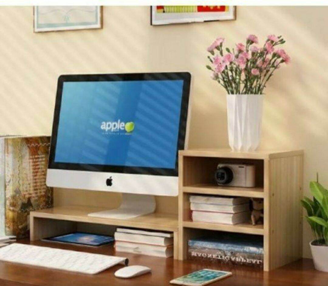 [RẺ VÔ ĐỊCH] KỆ ĐỂ MÁY TÍNH KÈM GIÁ SÁCH ( Sẵn hàng)