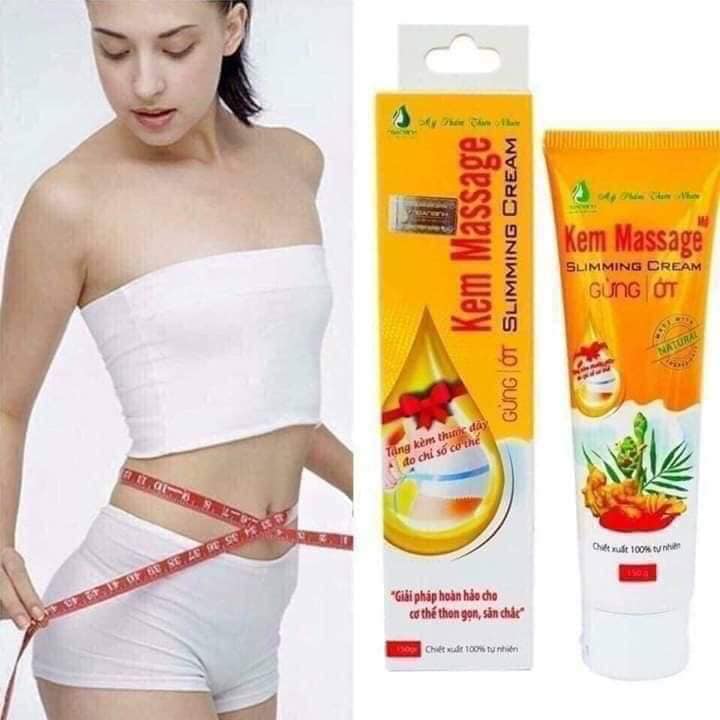 Kem tan mỡ gừng ớt Ngân Bình- Đánh tan mỡ bụng dáng đẹp eo thon