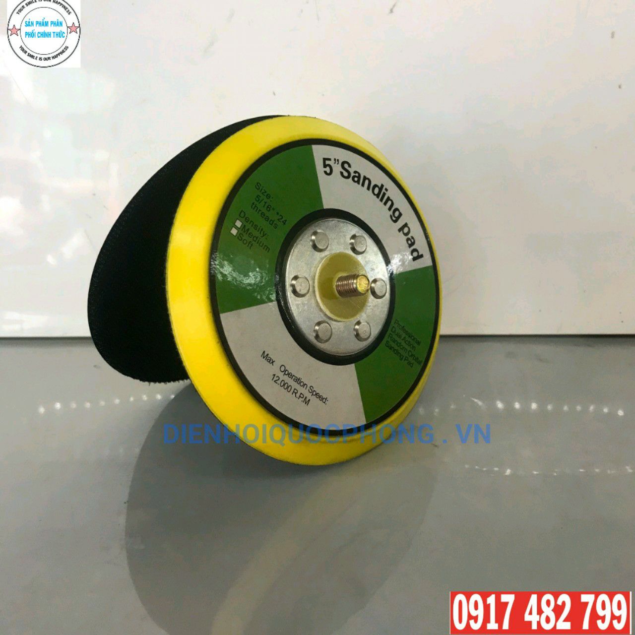 [HCM]ĐẾ CHÀ NHÁM HƠI 5 INH 125mm