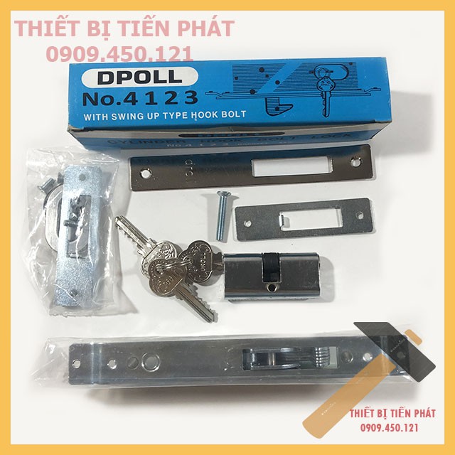 [HCM]Bộ Ổ Khóa Cửa Lùa 2 Đầu Chìa Droll, 1 Đầu Chìa 1 Đầu Vặn Chính Hãng Gồm 3 Chìa Dùng Cho Cửa Nhôm Sắt Tủ