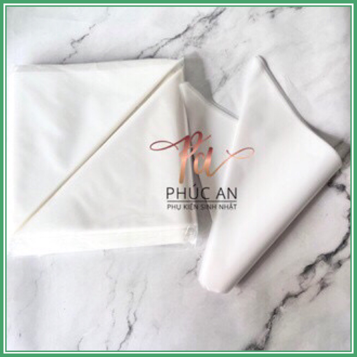 1kg bao túi nilong tam giác bắt kem loại 42x30cm