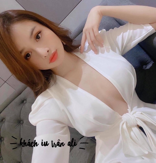 [HCM]Áo Peplum Nơ Bigsize (60KG->90KG)