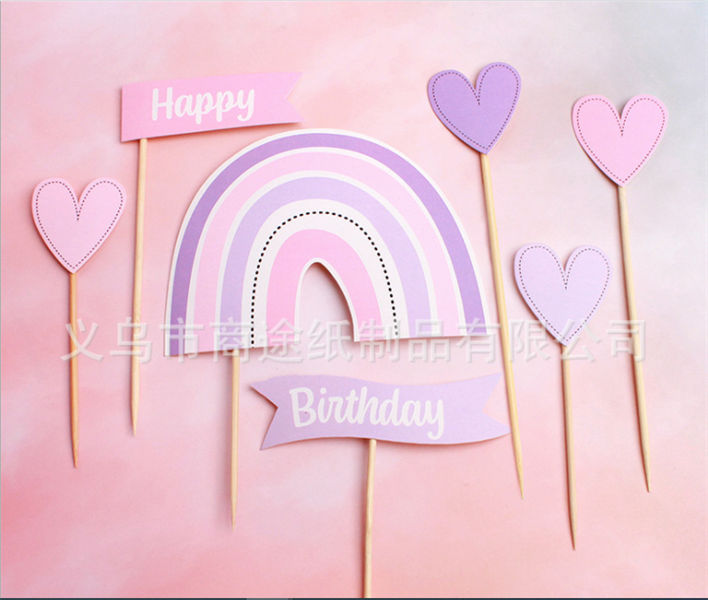 cầu vồng hpbd các mẫu tim