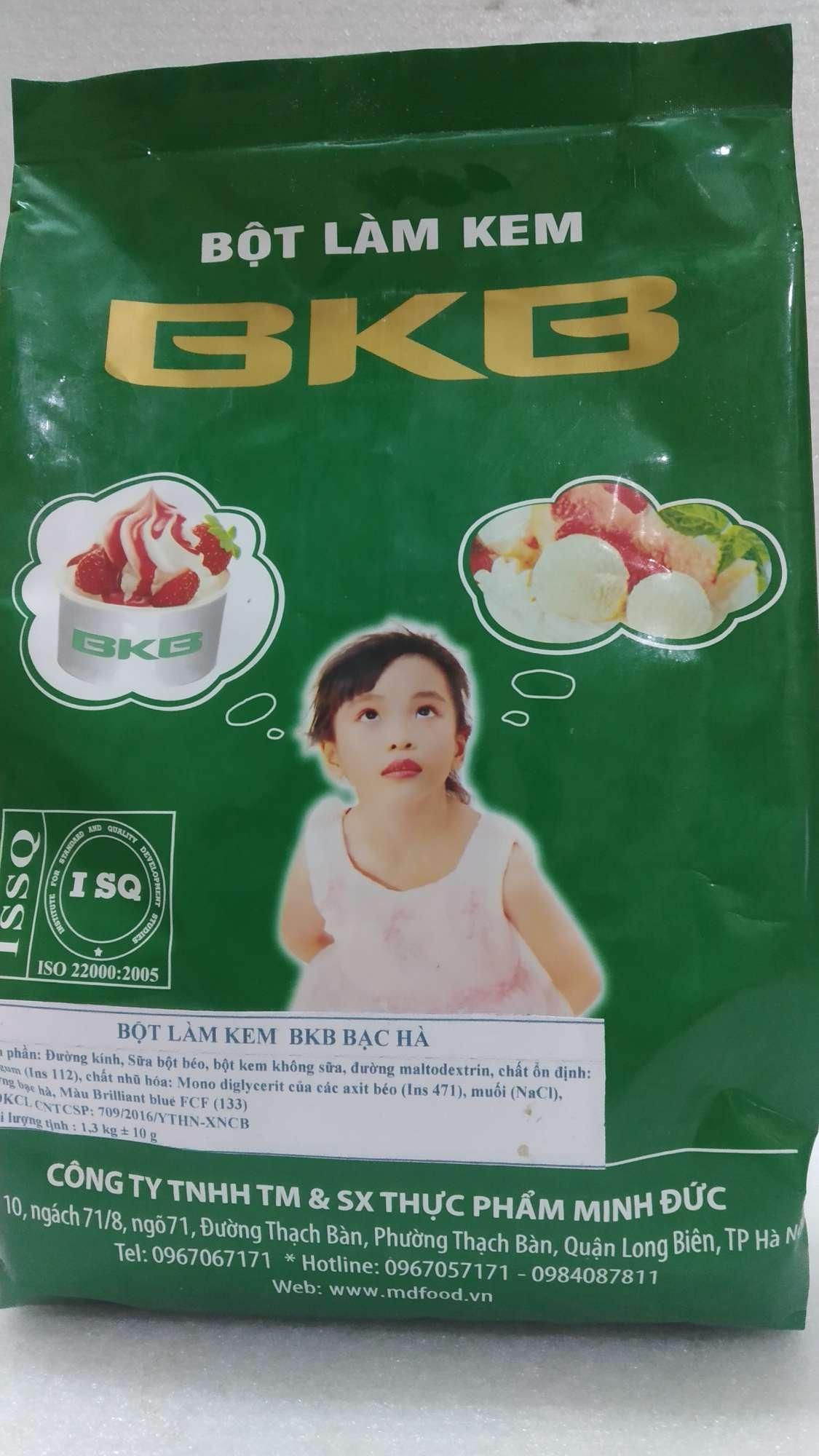 bột kem tươi ốc quế vị bạc hà
