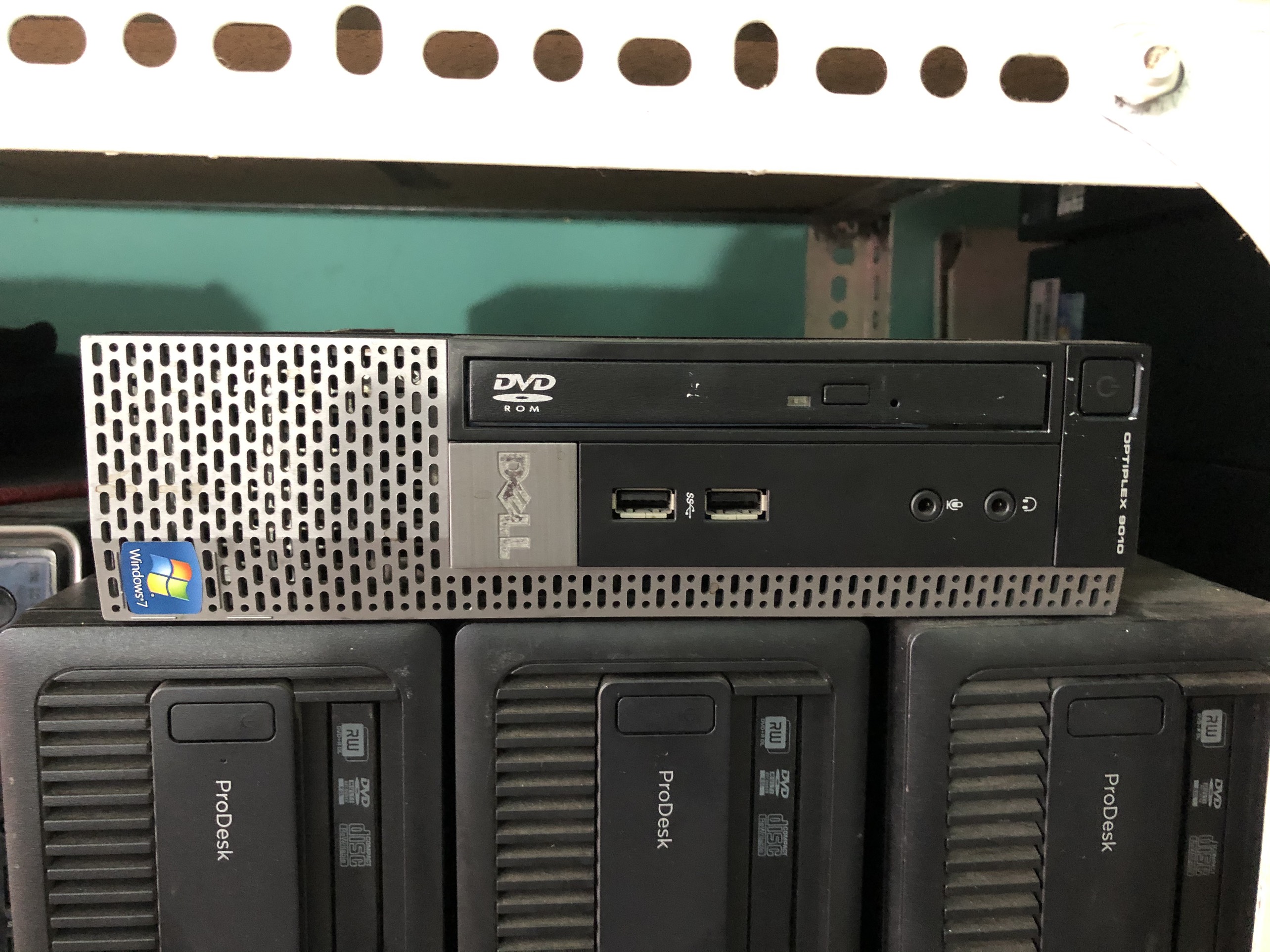 XÁC MÁY DELL 9010 USFF SOCKET 1155 (BAO GỒM MAIN, CASE NGUỒN, QUẠT CPU)