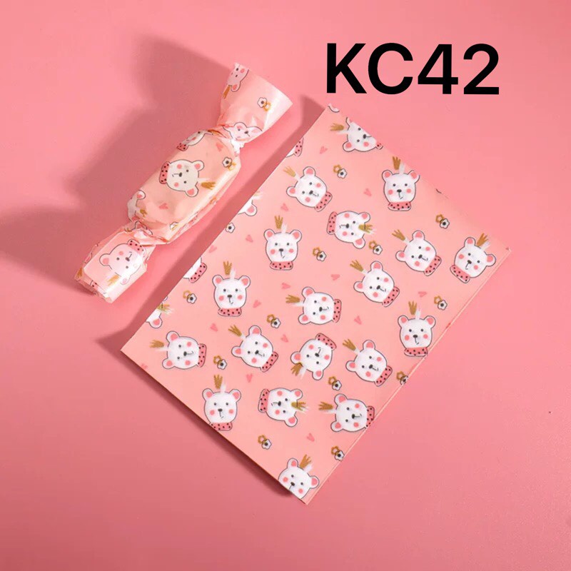 Giấy gói kẹo nougat/socola KC42 - 100c