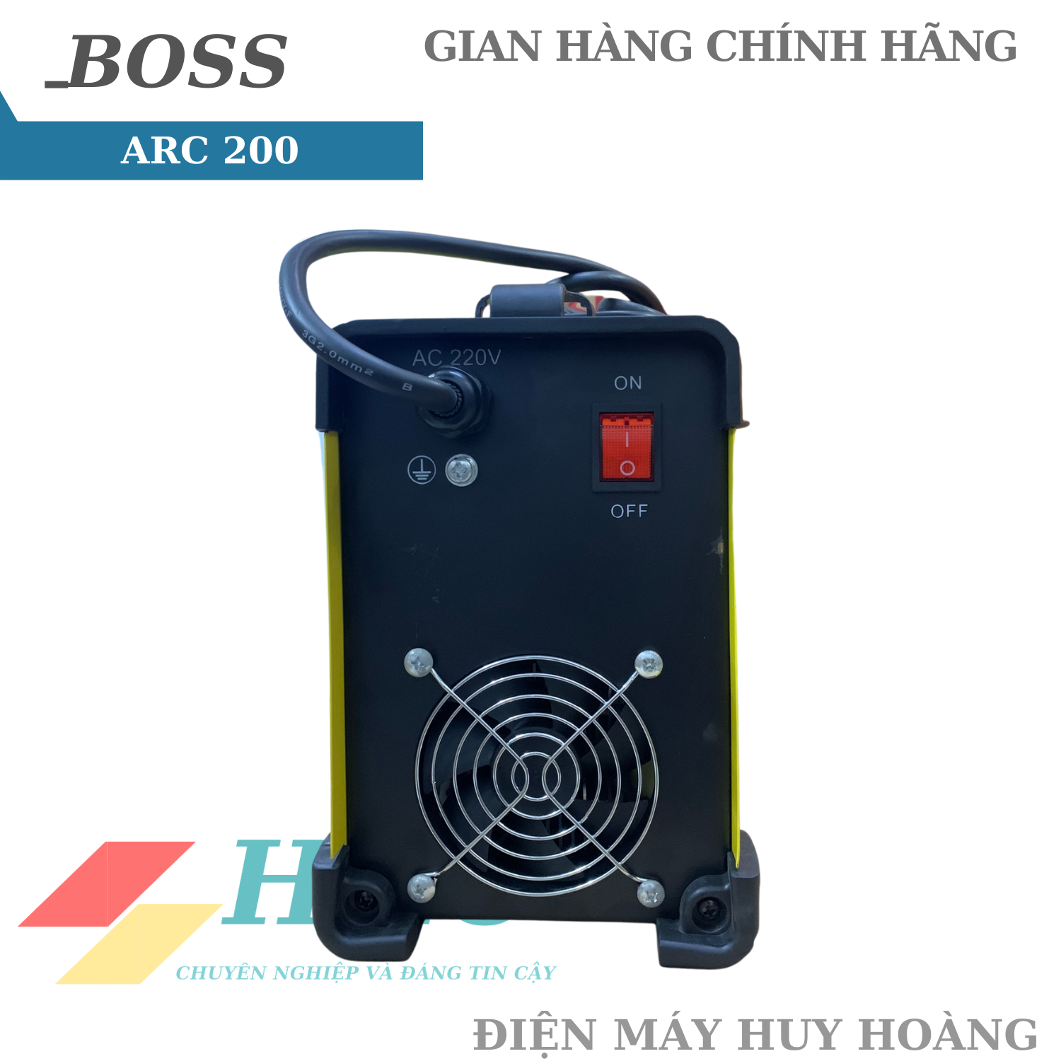 Máy hàn BOSS NHẬT ARC 200-  ARC 250 Chuyên hàn que 2.6-3.2li