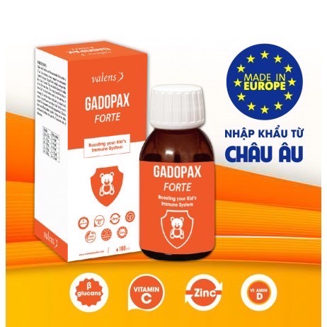 [Chính Hãng] Gadopax Forte - Hỗ trợ tăng cường sức đề kháng của cơ thể(chai 100mL)