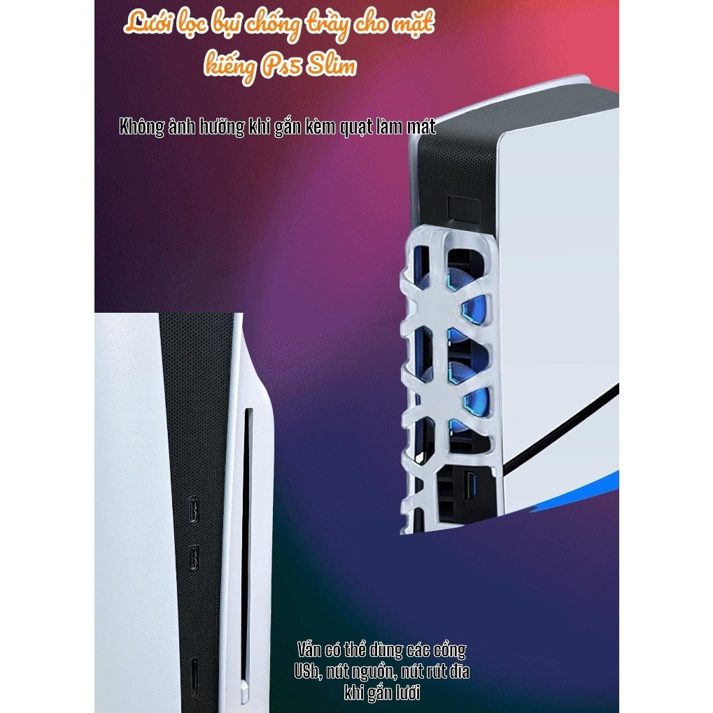 Vỏ Máy Ps5 Fat và Cover Máy Ps5 Slim và Lưới Lọc Bụi Ps5 Fat, Slim và Pro