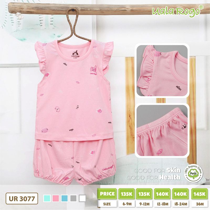 Bộ quần áo Uala Rogo ba lỗ UR3077
