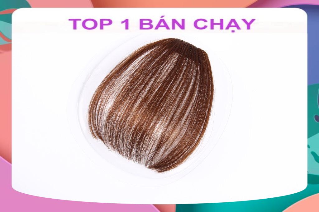 Tóc giả mái thưa có mai và không có mai đủ màu
