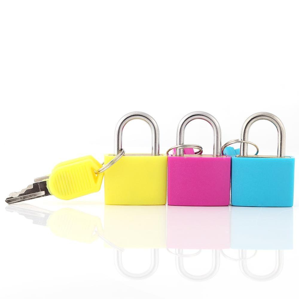 [New] Ổ khoá mini Color Padlock nhiều màu (khóa valy, khóa balo, khóa túi xách, khóa chống trộm) - N003